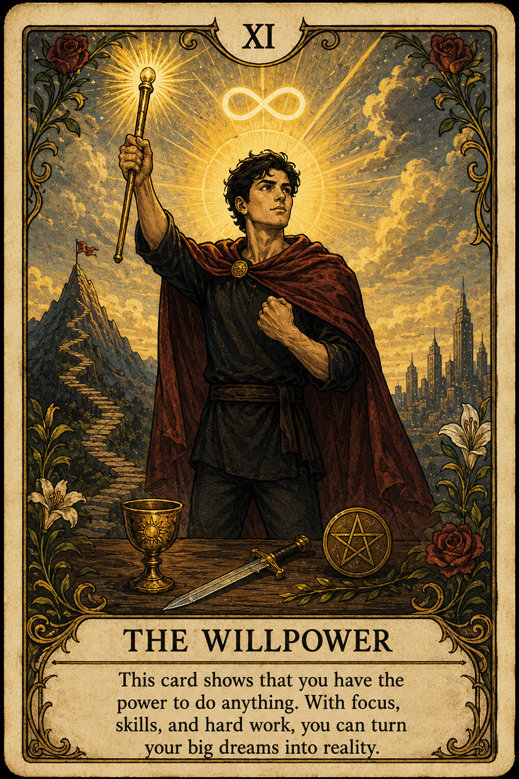 THE MAGICIAN Tarot Card
